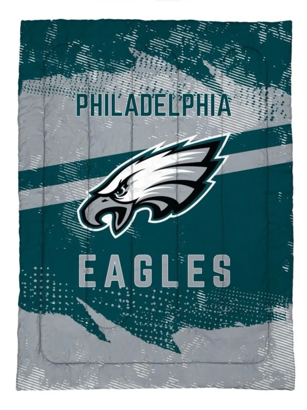NEW NFL Philadelphia Eagles Slanted Stripped Twin Bed in a Bag 4pc Set